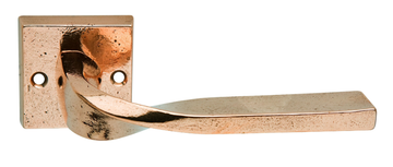 LA - Bronze door handle on rose by GIARA ART DESIGN-BRONZE - view 3